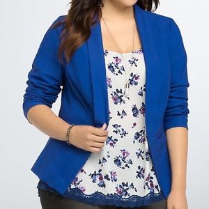 Royal Blue Open Blazer